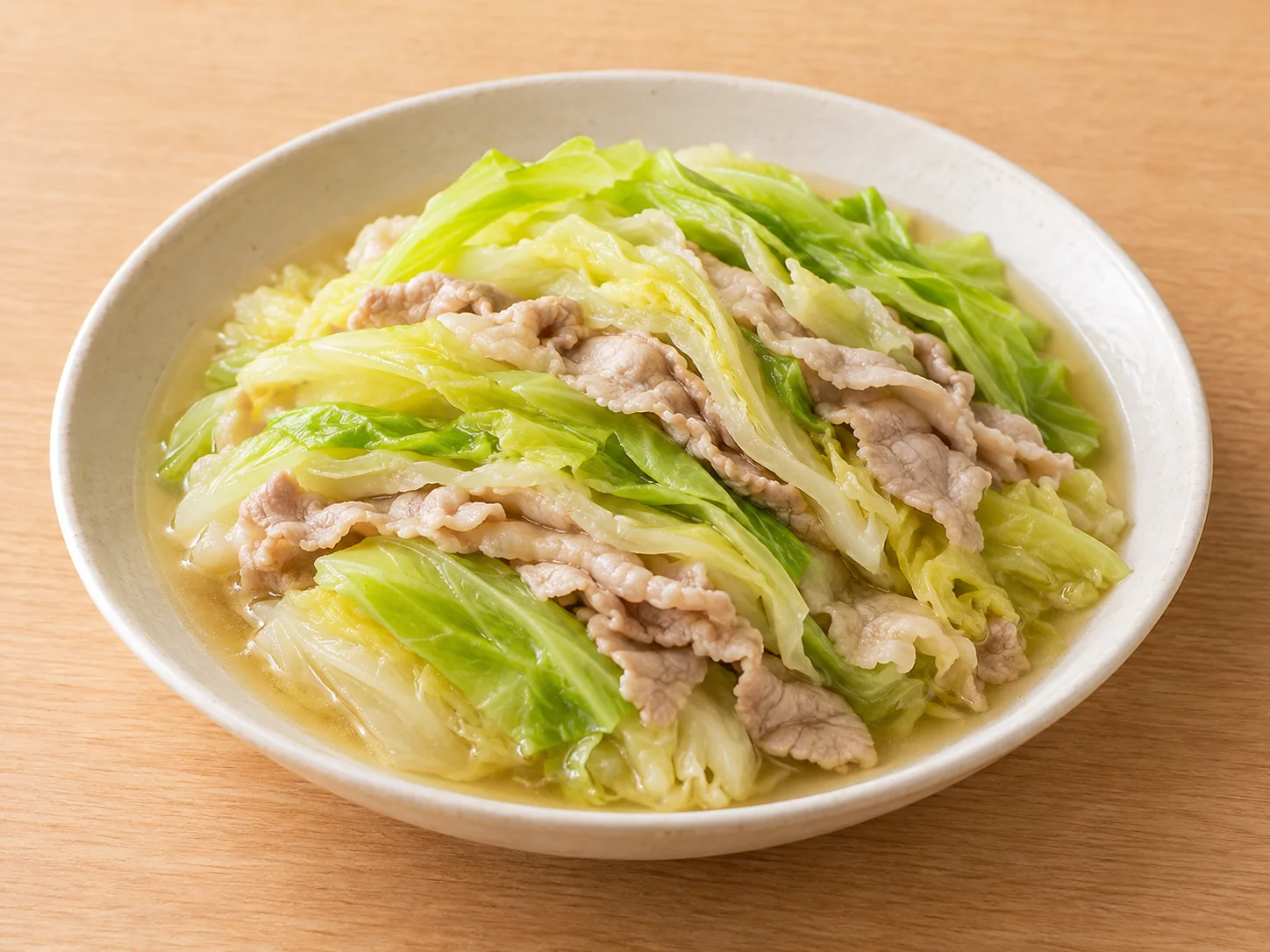 봄 양배추 돼지고기 겹찜의 예시 이미지