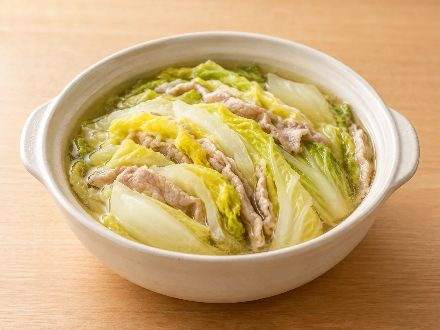 배추 돼지고기 밀푀유나베의 예시 이미지