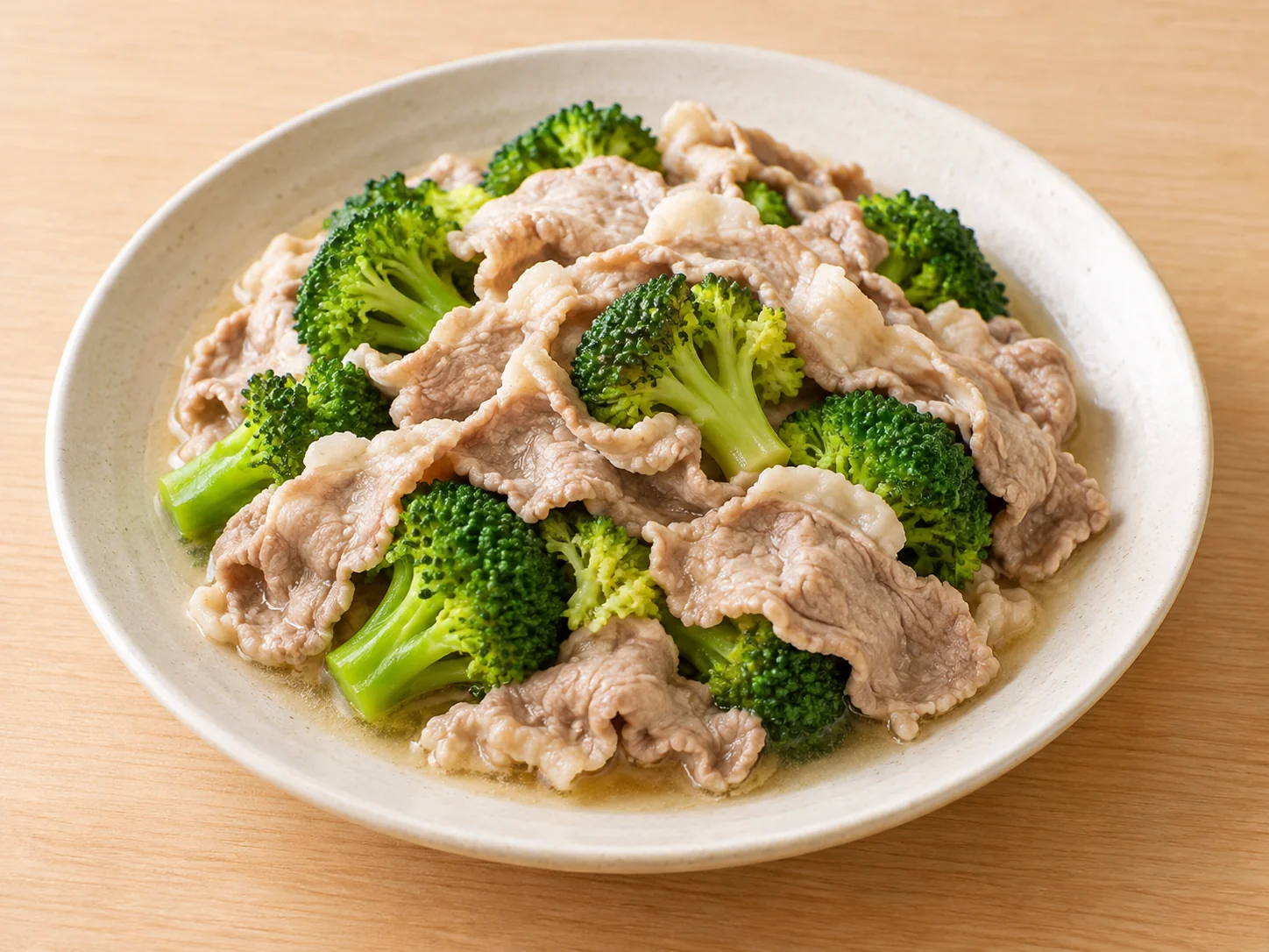 돼지고기 브로콜리 겹찜의 예시 이미지